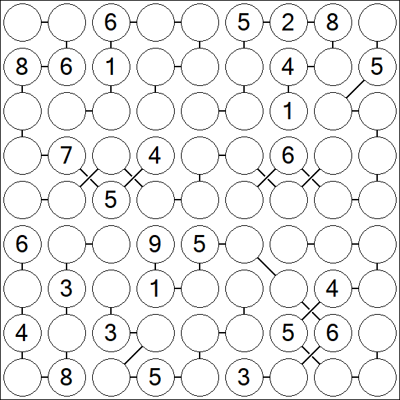 Chain Sudoku - Difficile