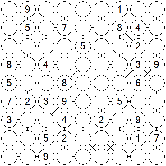 Chain Sudoku - Hard