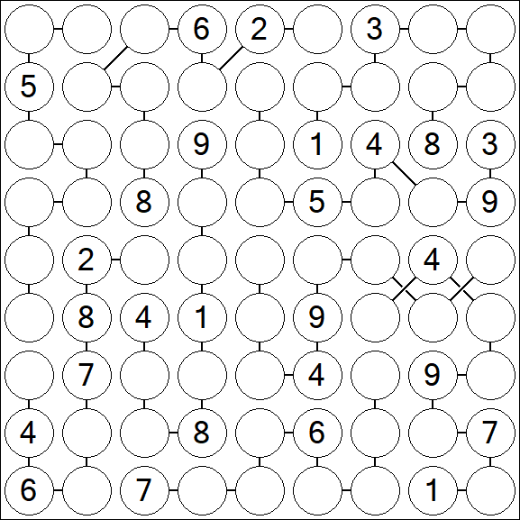 Chain Sudoku - Difficile