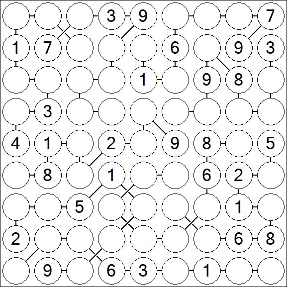 Chain Sudoku - Difficile