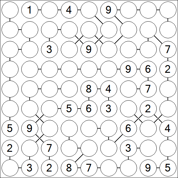 Chain Sudoku - Hard