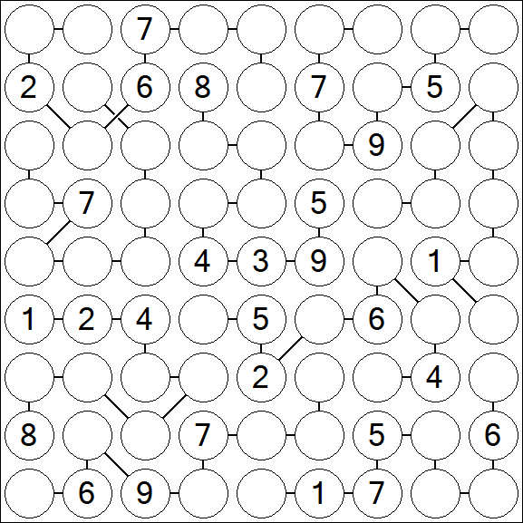 Chain Sudoku - Difficile