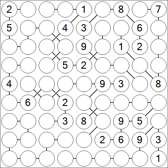 Chain Sudoku - Hard