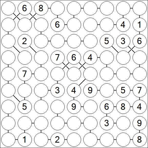Chain Sudoku - Difficile