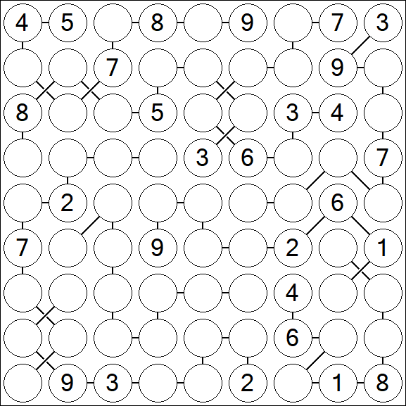 Chain Sudoku - Difficile