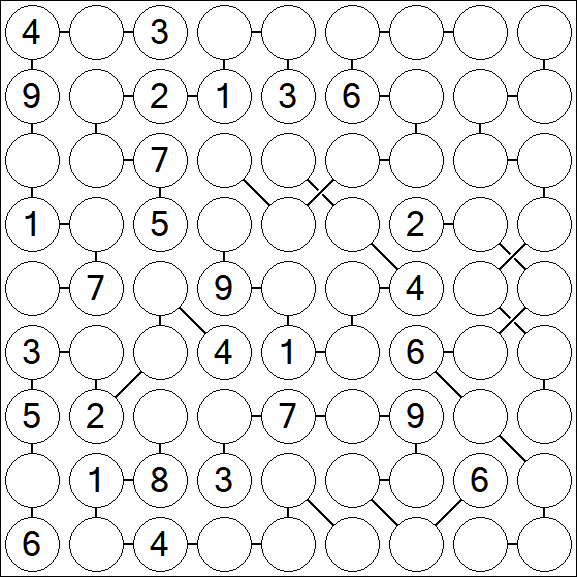 Chain Sudoku - Difficile