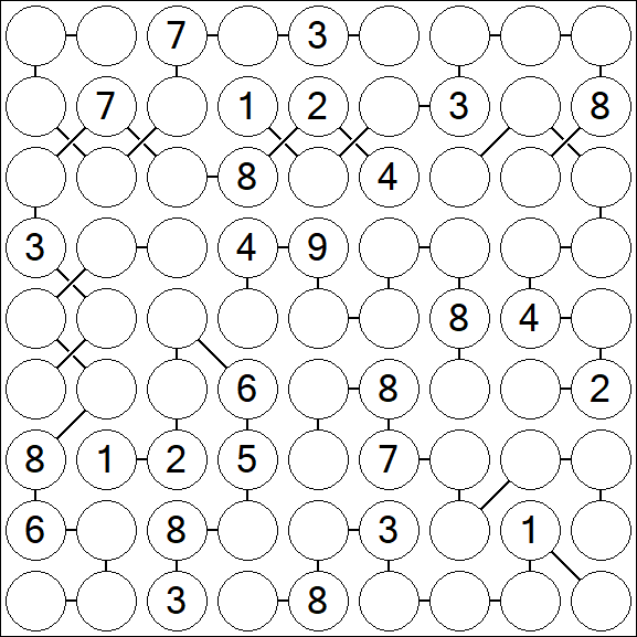 Chain Sudoku - Difficile