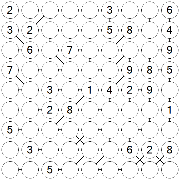 Chain Sudoku - Hard