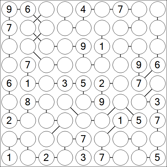Chain Sudoku - Difficile