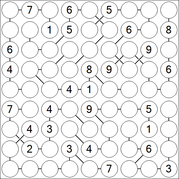 Chain Sudoku - Difficile