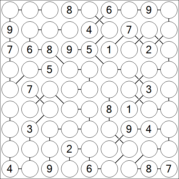 Chain Sudoku - Difficile
