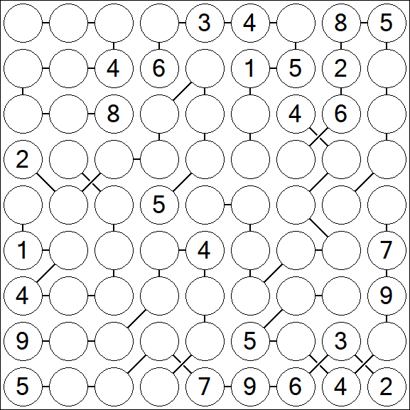 Chain Sudoku - Difficile