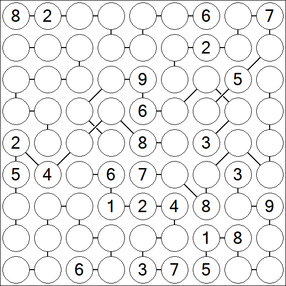 Chain Sudoku - Difficile