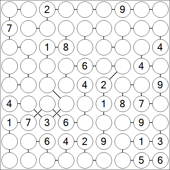 Chain Sudoku - Difficile
