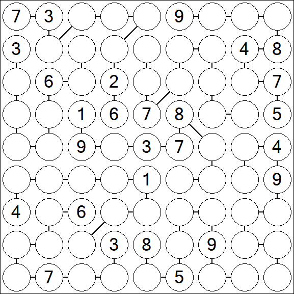 Chain Sudoku - Difficile