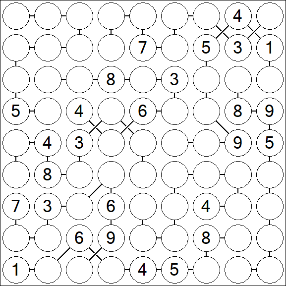 Chain Sudoku - Difficile