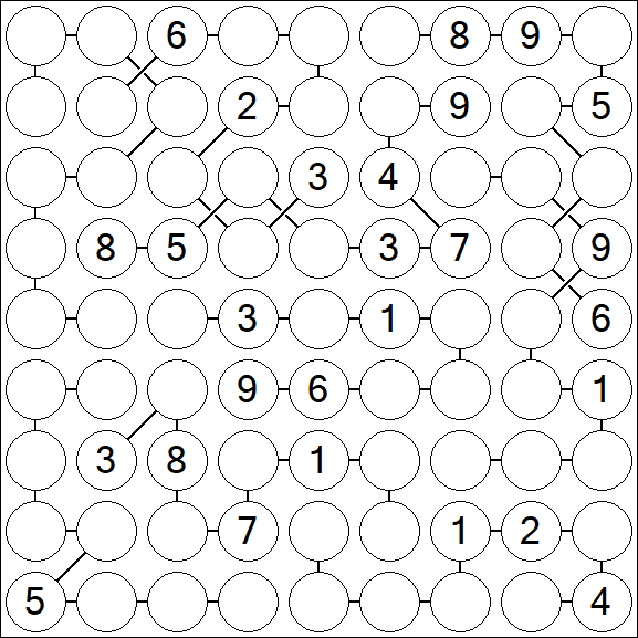 Chain Sudoku - Hard