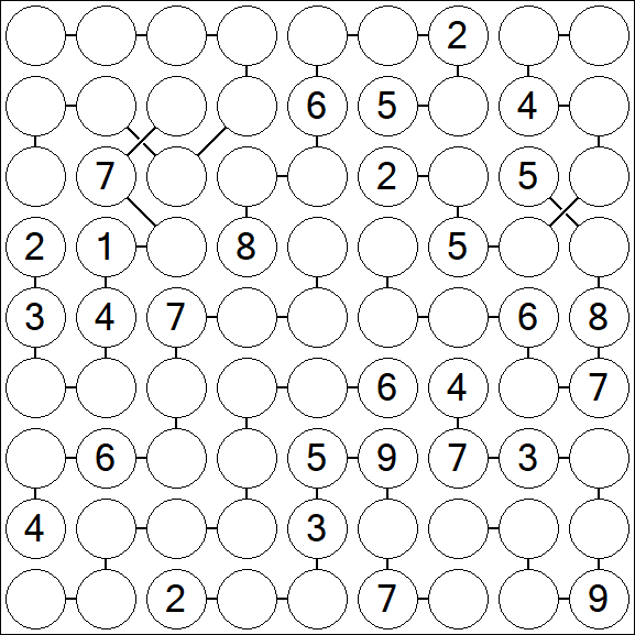Chain Sudoku - Difficile