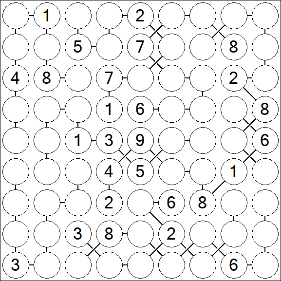 Chain Sudoku - Difficile