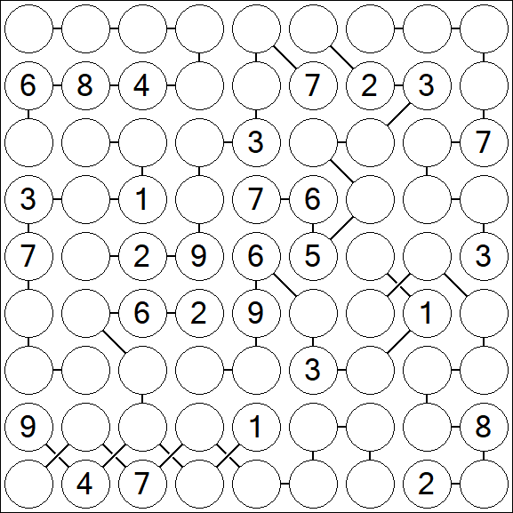 Chain Sudoku - Difficile