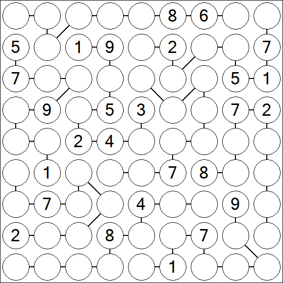 Chain Sudoku - Difficile