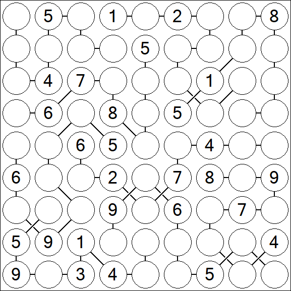 Chain Sudoku - Difficile