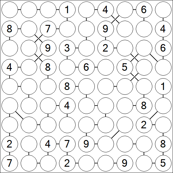 Chain Sudoku - Difficile