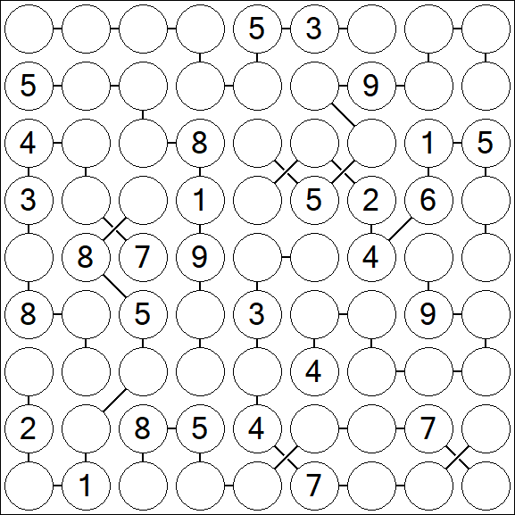Chain Sudoku - Difficile