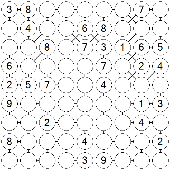 Chain Sudoku - Difícil
