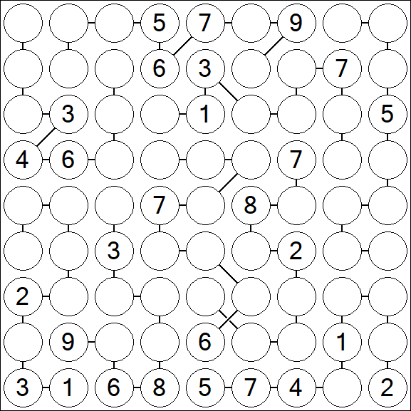 Chain Sudoku - Difícil