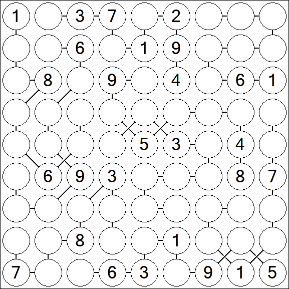 Chain Sudoku - Difícil
