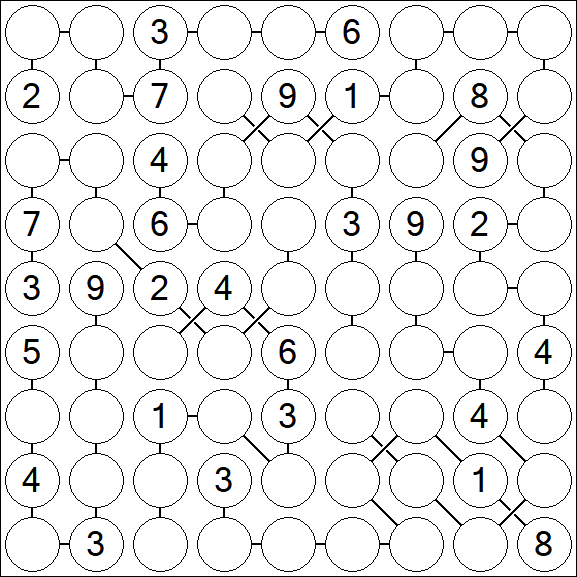 Chain Sudoku - Difícil