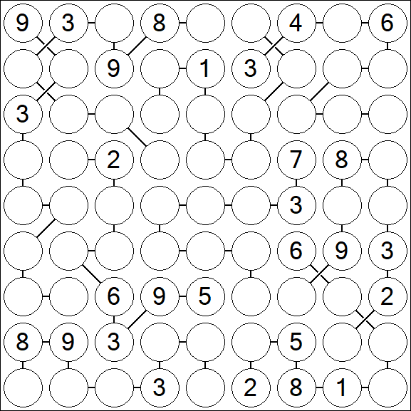 Chain Sudoku - Difícil