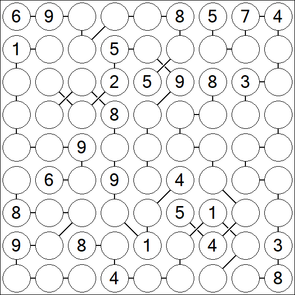 Chain Sudoku - Difícil