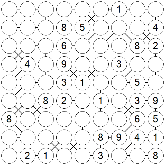 Chain Sudoku - Hard
