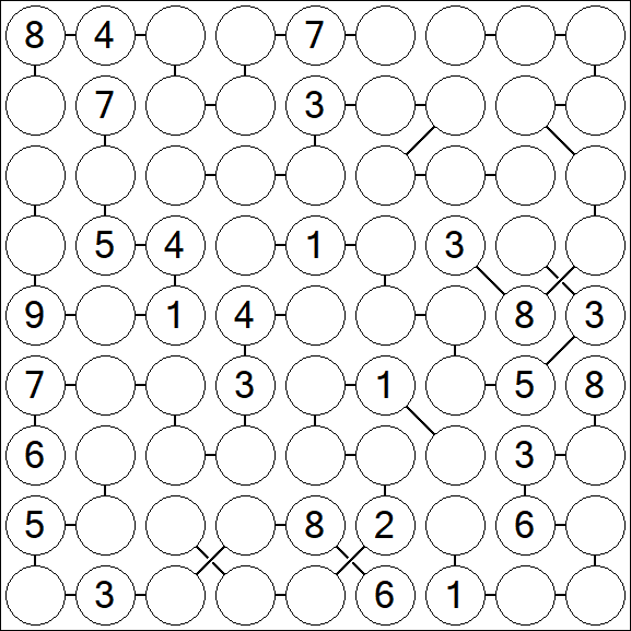 Chain Sudoku - Hard