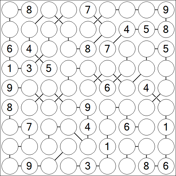 Chain Sudoku - Hard
