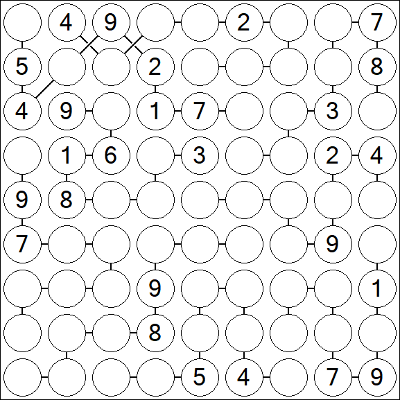 Chain Sudoku - Hard