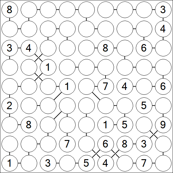 Chain Sudoku - Hard
