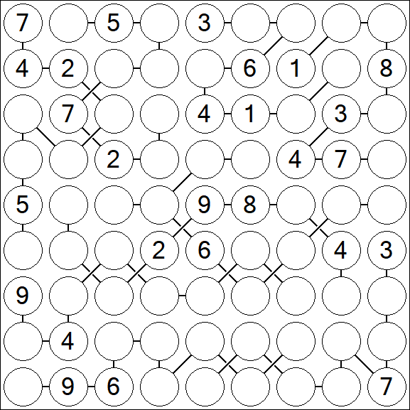 Chain Sudoku - Hard