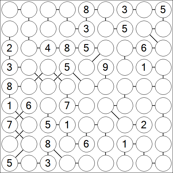Chain Sudoku - Hard