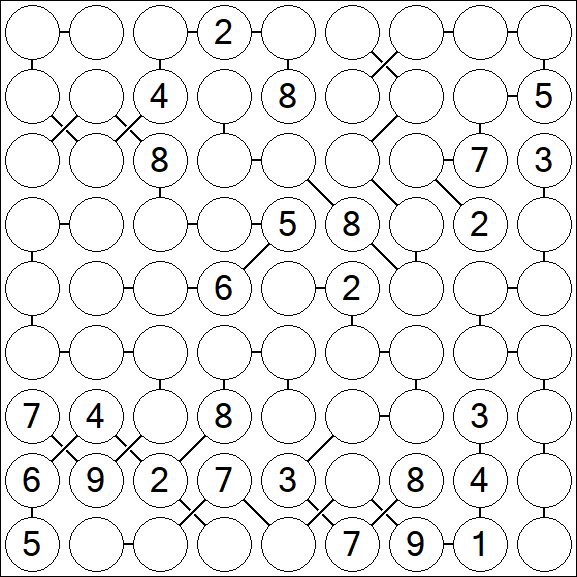 Chain Sudoku - Hard