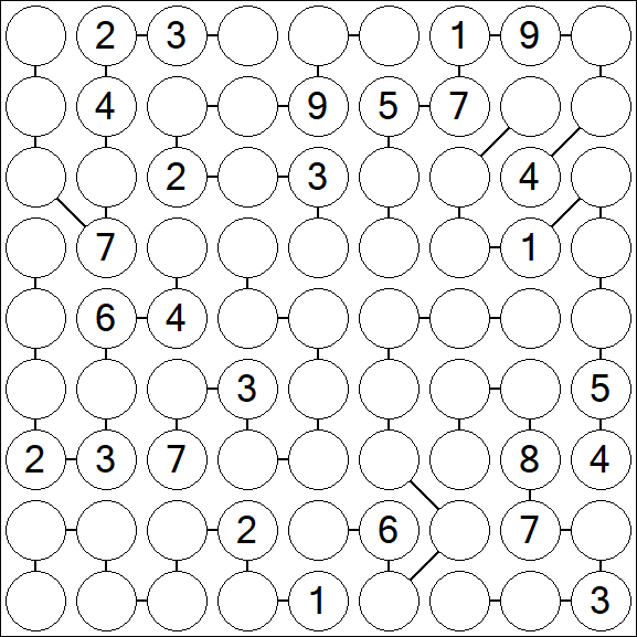 Chain Sudoku - Hard