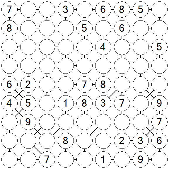 Chain Sudoku - Hard