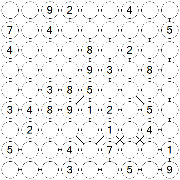Chain Sudoku - Hard