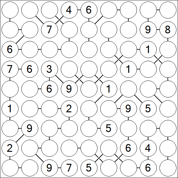 Chain Sudoku - Hard