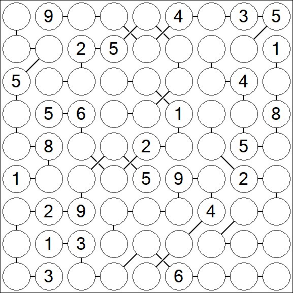 Chain Sudoku - Hard