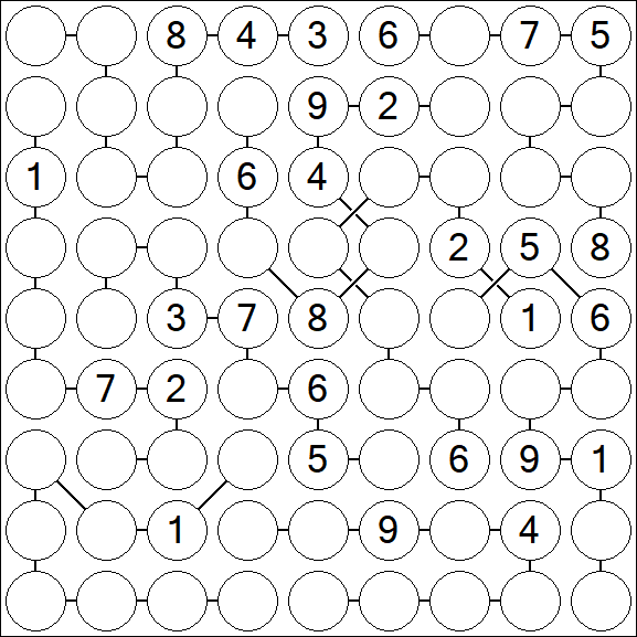 Chain Sudoku - Hard