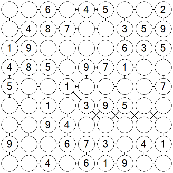 Chain Sudoku - Medium