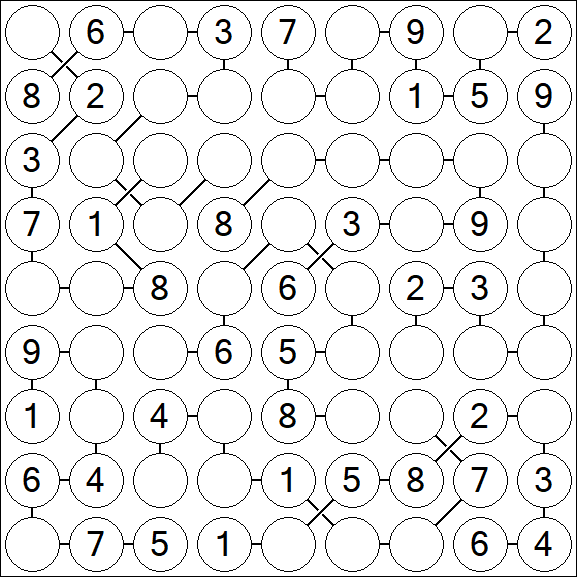 Chain Sudoku - Medium